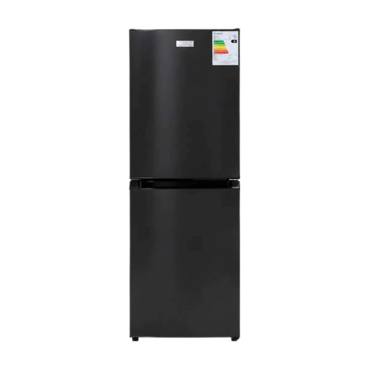Refrigerador de 226 L / 8 pies cúbicos gris con dos puertas negras Royal RF800SBM