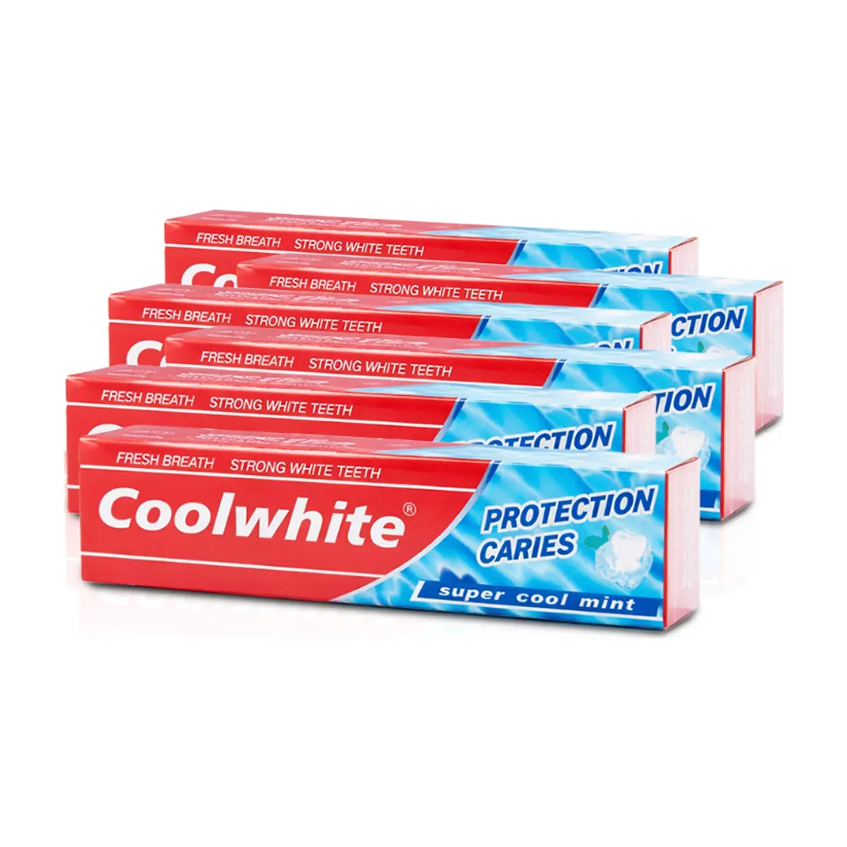 Pasta dental mentolada Coolwhite (6 x 120 g / 4.23 oz)