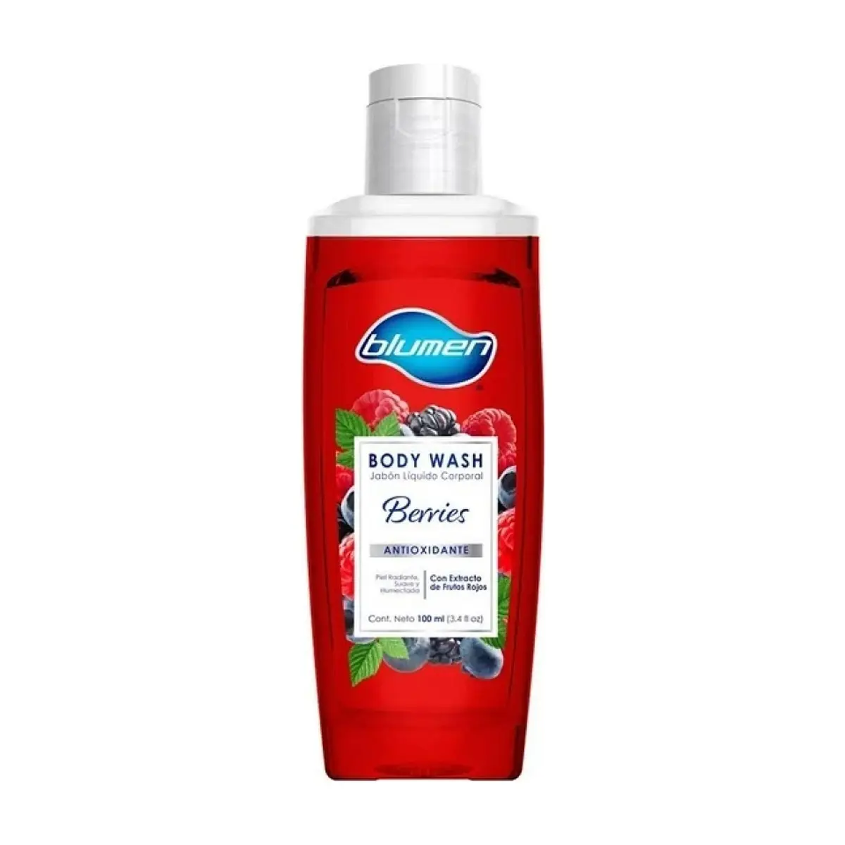 Jabón líquido corporal con aroma a frutos del bosque Blumen (100 ml / 3.4 fl oz)