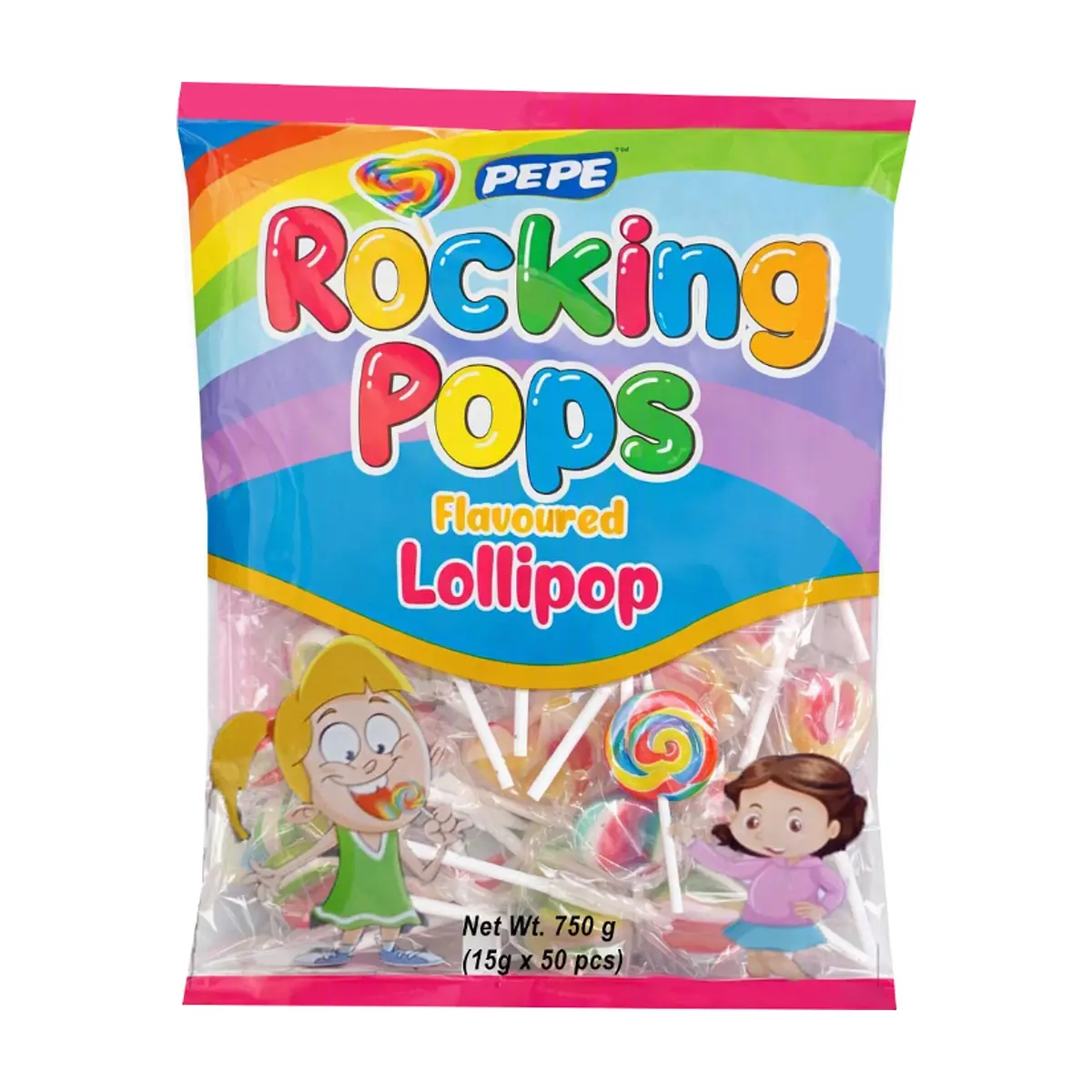 Paletas Rocking Pops Pepe (750 g / 1.6 lb)