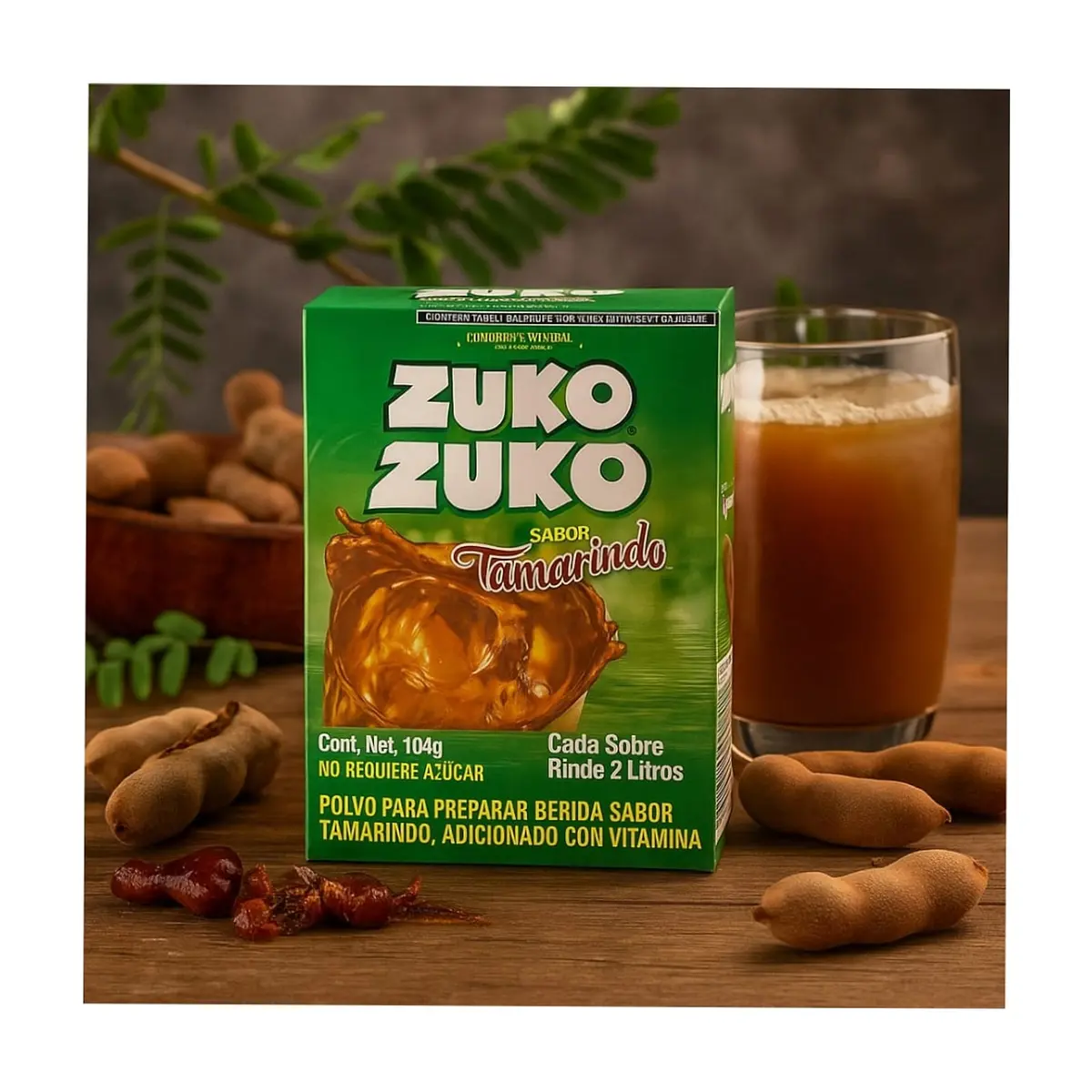 Refresco instantáneo sabor tamarindo Zuko (104 g / 3.67 oz) - Thumbnail 6