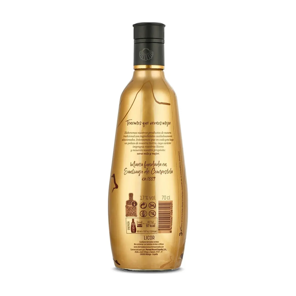 Licor de crema Ruavieja (700 ml) - Thumbnail 3