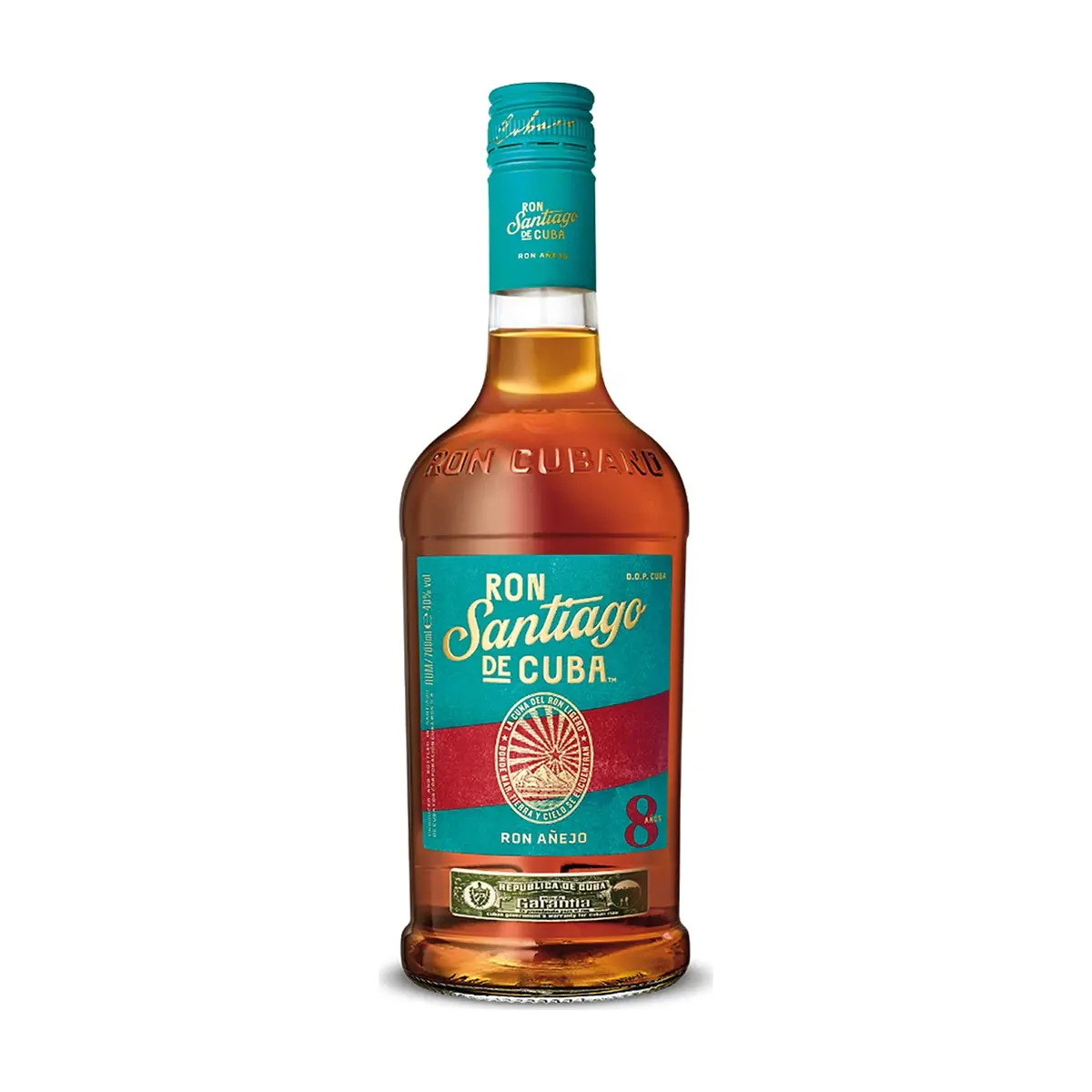 Ron Añejo 8 años Santiago de Cuba (700 ml)