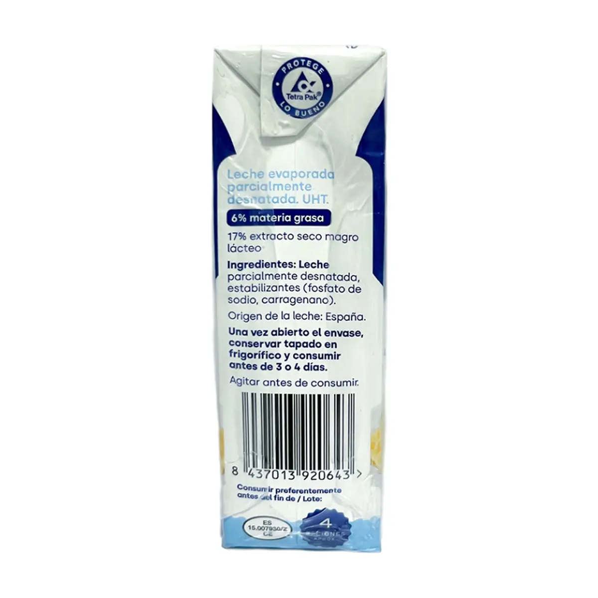 Leche evaporada Benestare (600 ml) - Thumbnail 2