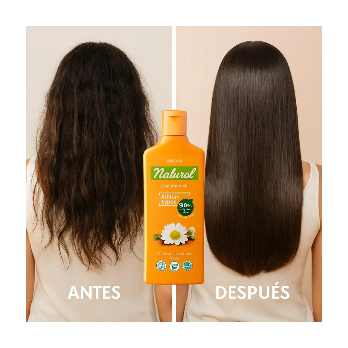 Acondicionador para todo tipo de cabello con extracto de manzanilla Aroma Natural (400 ml) - Thumbnail 4