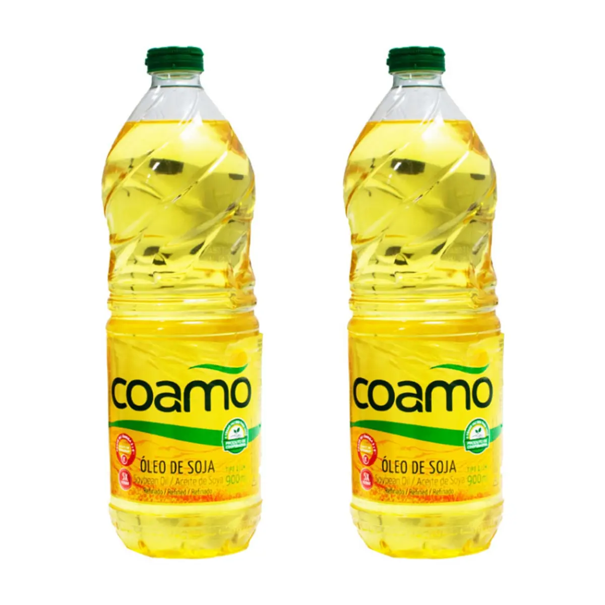 Aceite de soja refinado Coamo (2 x 900 ml)