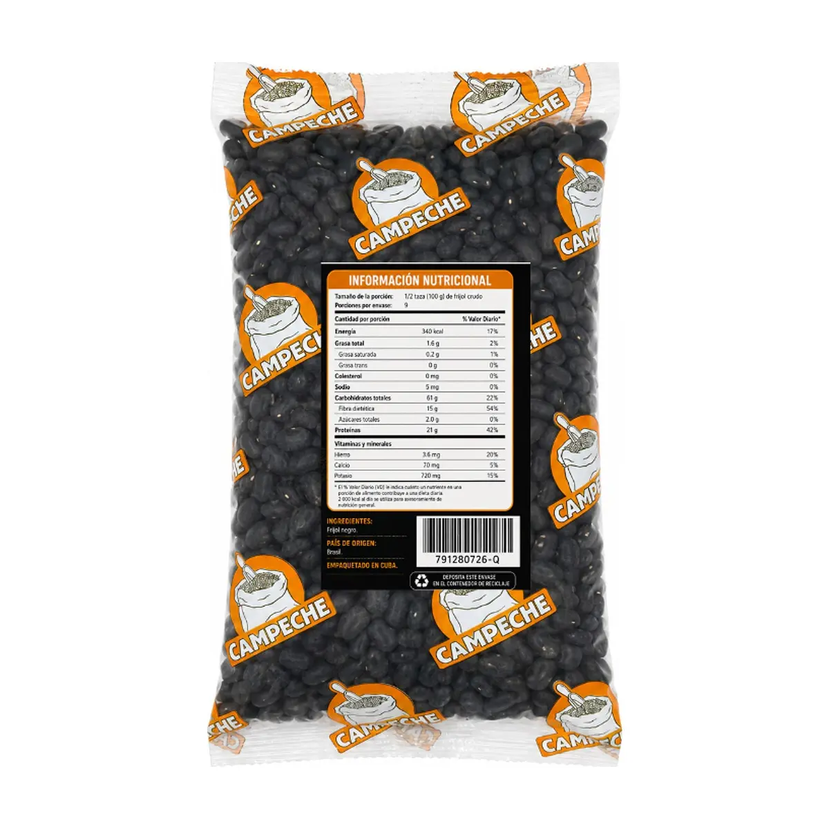 Frijol negro Campeche (454 g / 1 lb) - Thumbnail 2