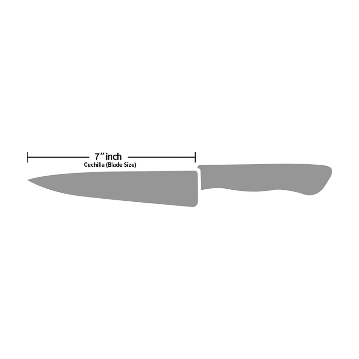 Cuchillo multiuso de cocina 7" Excalibur - Thumbnail 2