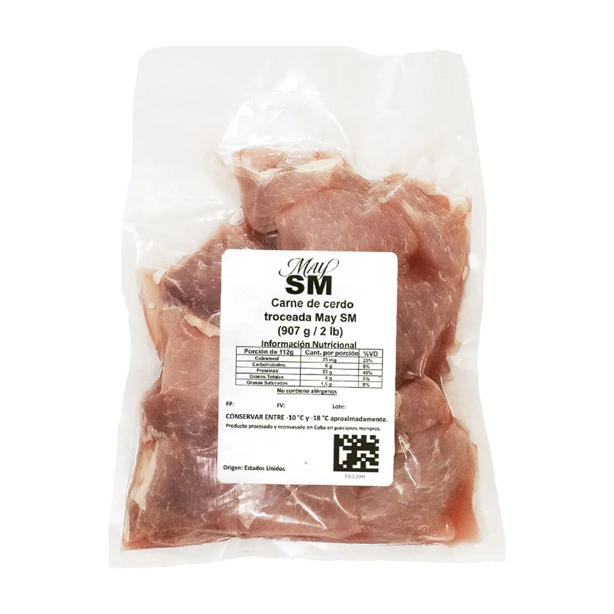 Carne de cerdo troceada May SM (907 g / 2 lb) - Thumbnail 2