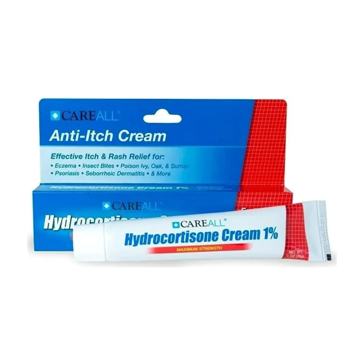 Crema de hidrocortisona de máxima potencia 1% CareAll (28 g / 1 oz) - Miniatura 2