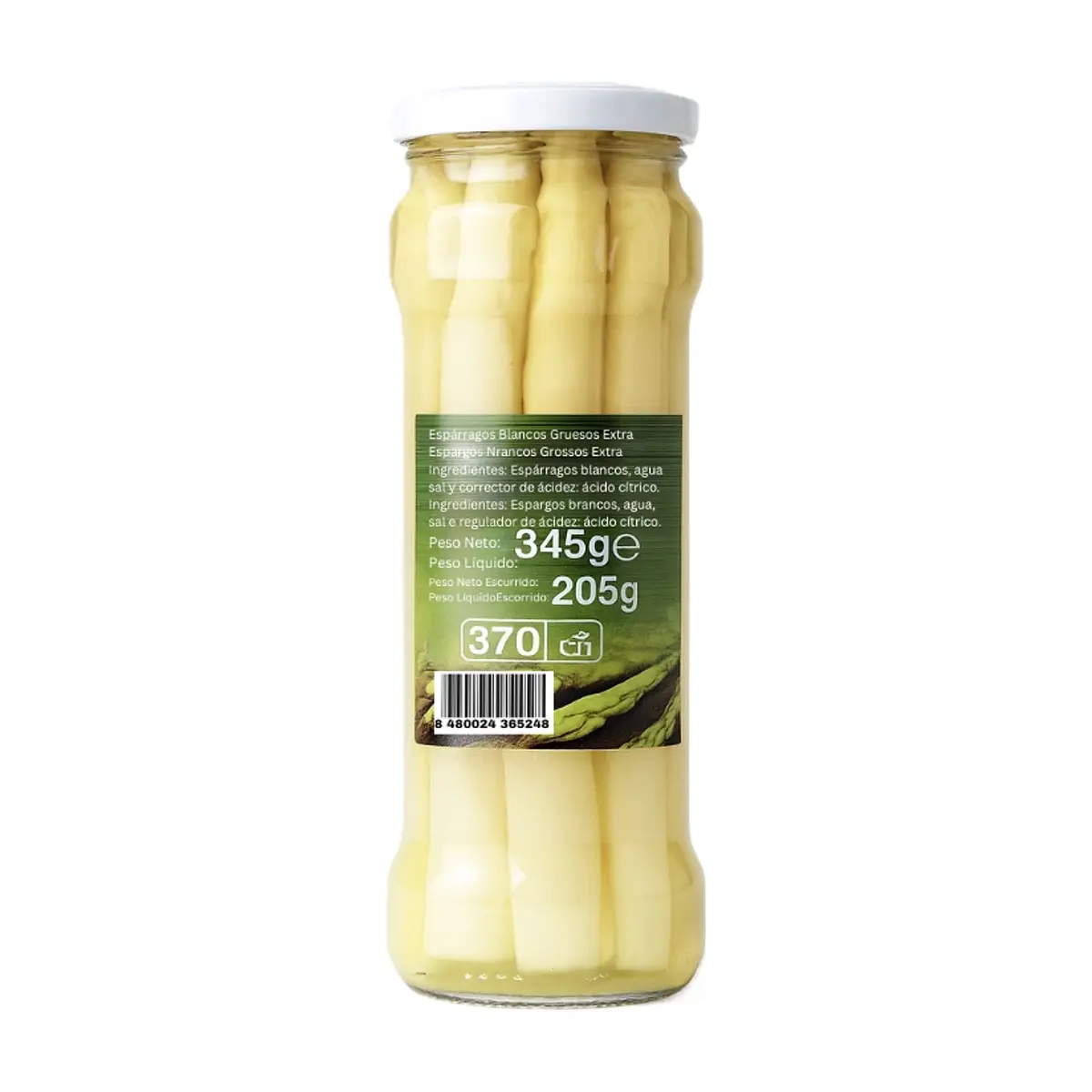 Espárragos blancos gruesos Vivó (345 g / 12.16 oz) - Thumbnail 2