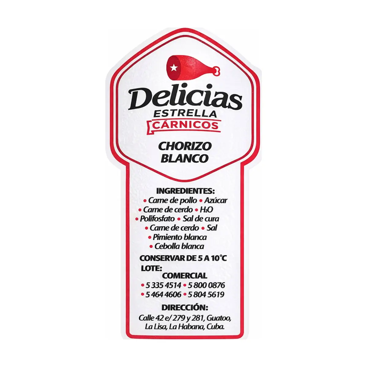 Chorizo blanco Delicias Estrella (240 g / 8.46 oz) - Thumbnail 2