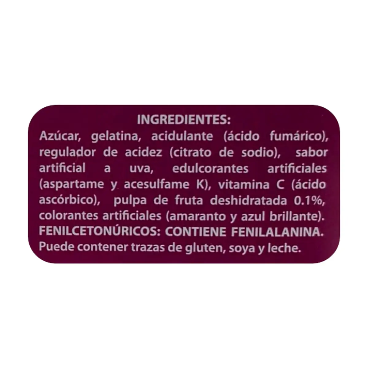 Gelatina sabor uva Boom (40 g / 1.41 oz) - Thumbnail 3