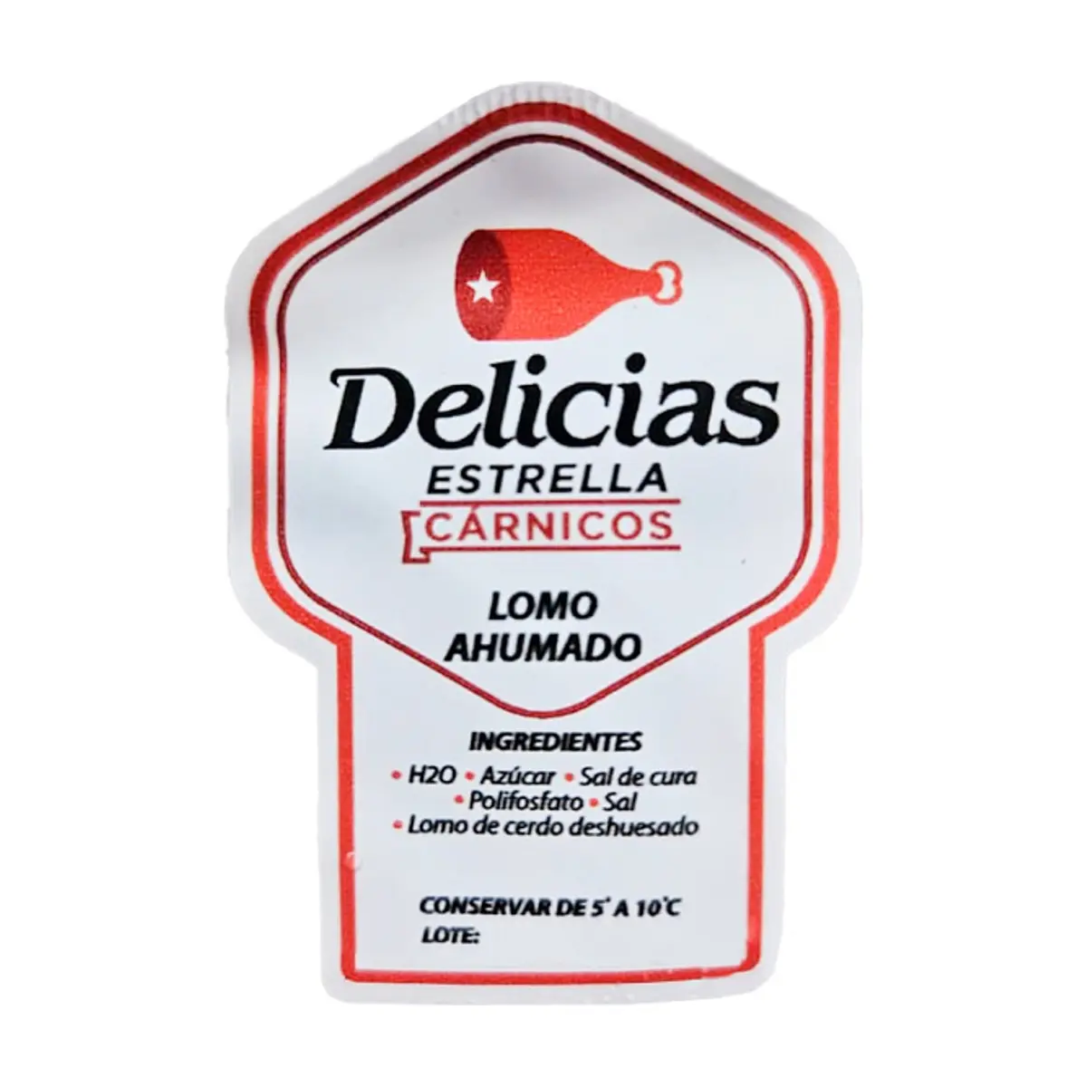 Lomo de cerdo ahumado lasqueado Delicias Estrella (250 g / 8.81 oz) - Thumbnail 2