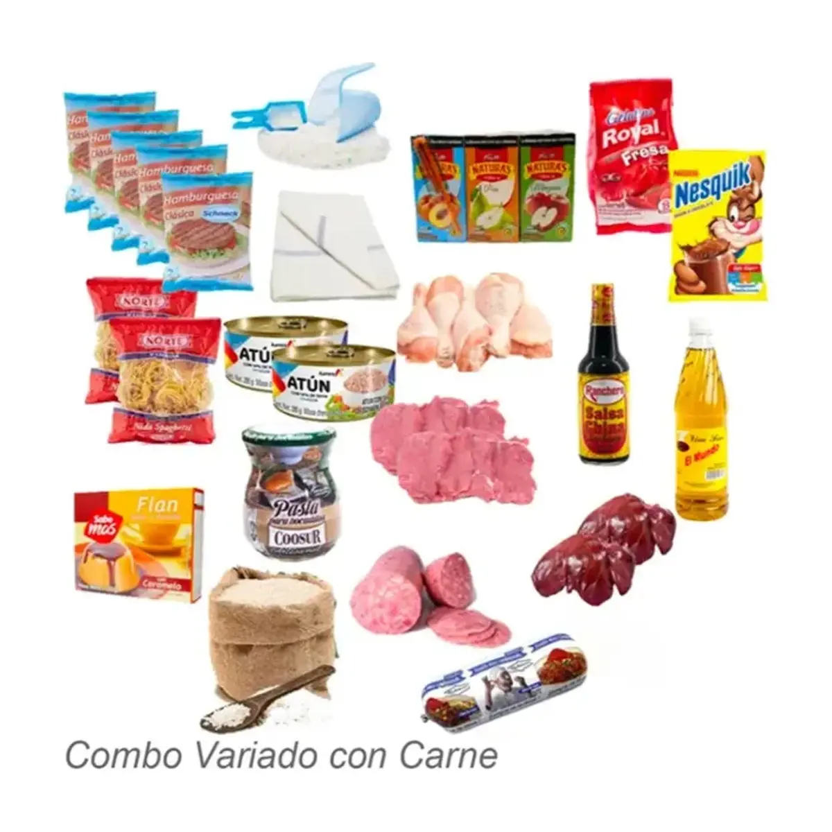 Combo Variado Con Carne