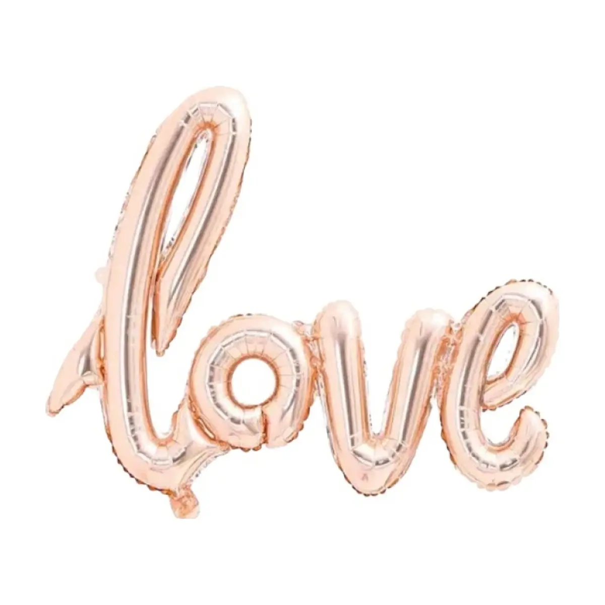 Globo love en oro rosa 108 cm x 64 cm Balloon - Thumbnail 2