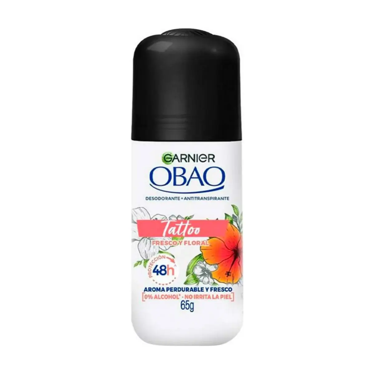 Desodorante antitranspirante Tattoo fresco y floral Obao Garnier (65 g / 2.29 oz) - Thumbnail 4