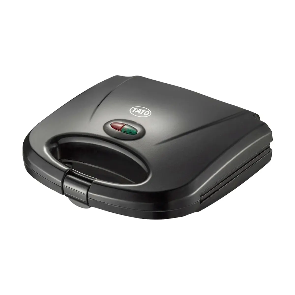 Sandwichera eléctrica antiadherente de color negro TATO H103