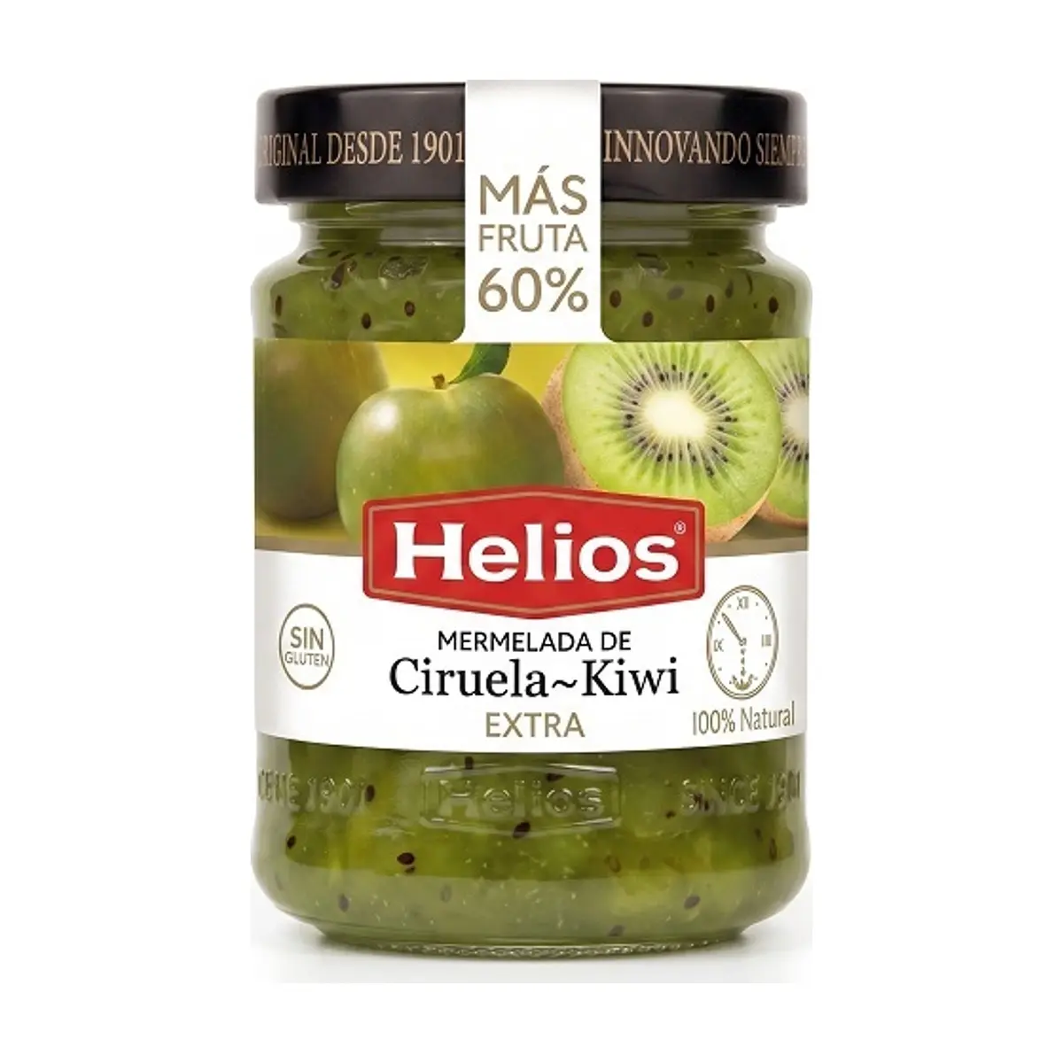 Mermelada Extra de Ciruela y Kiwi (340 gr) HELIOS
