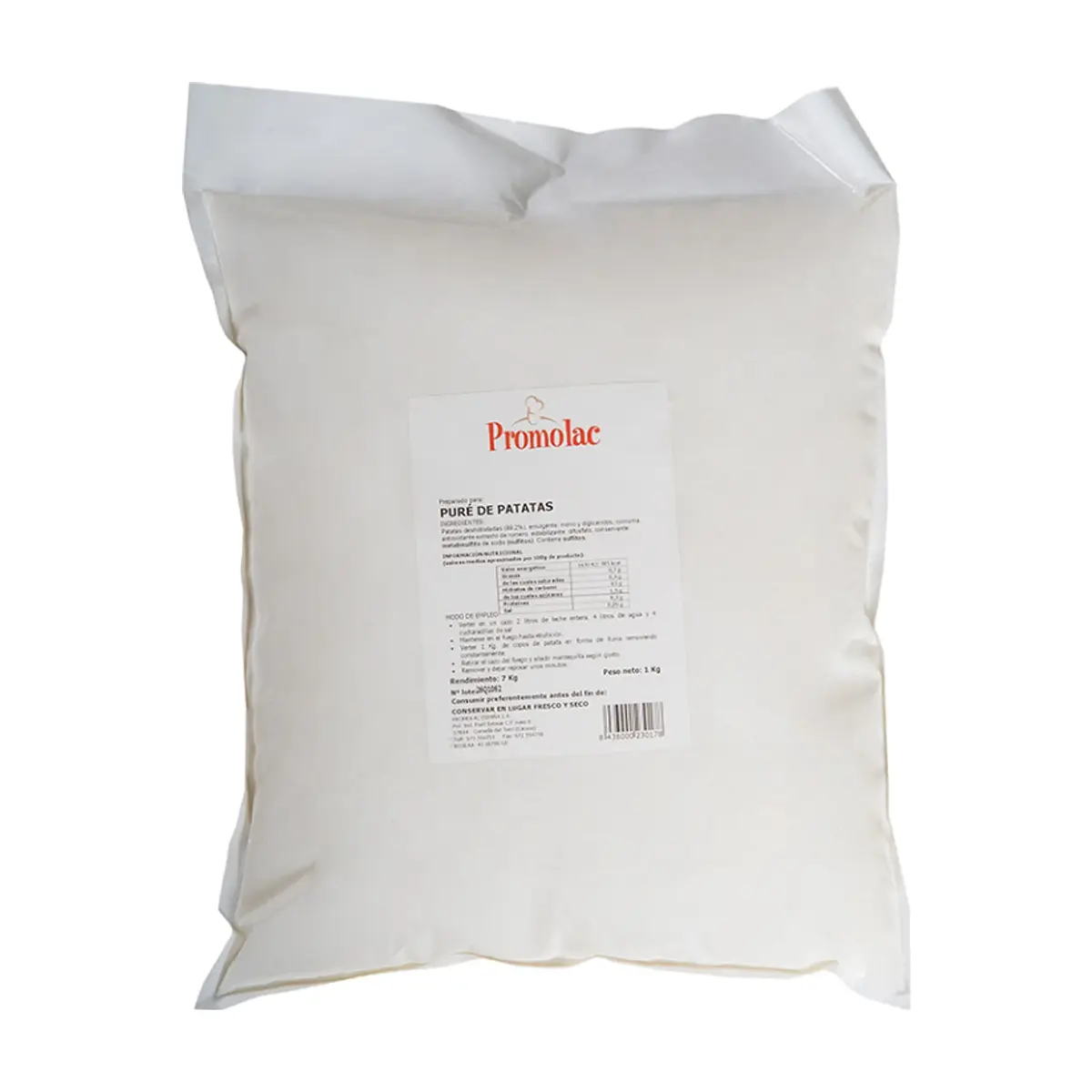 Puré de papa Promolac (1 kg / 2.2 lb)