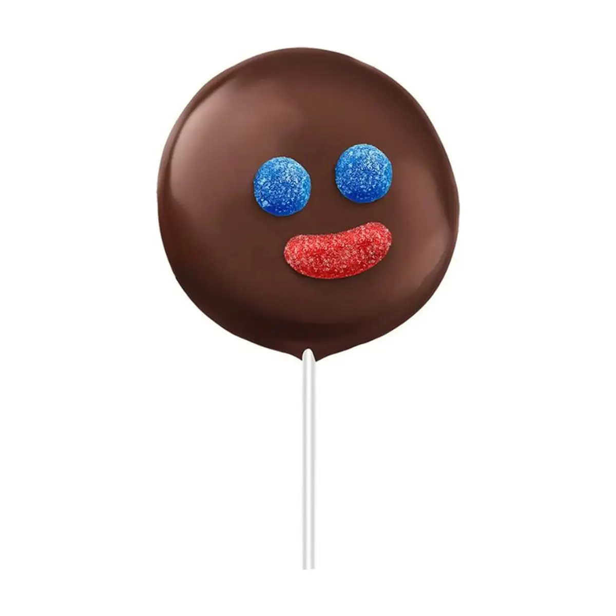 Paleta payaso de malvavisco con cobertura sabor a chocolate y gomitas Ricolino (43.5 g / 1.5 oz) - Thumbnail 2