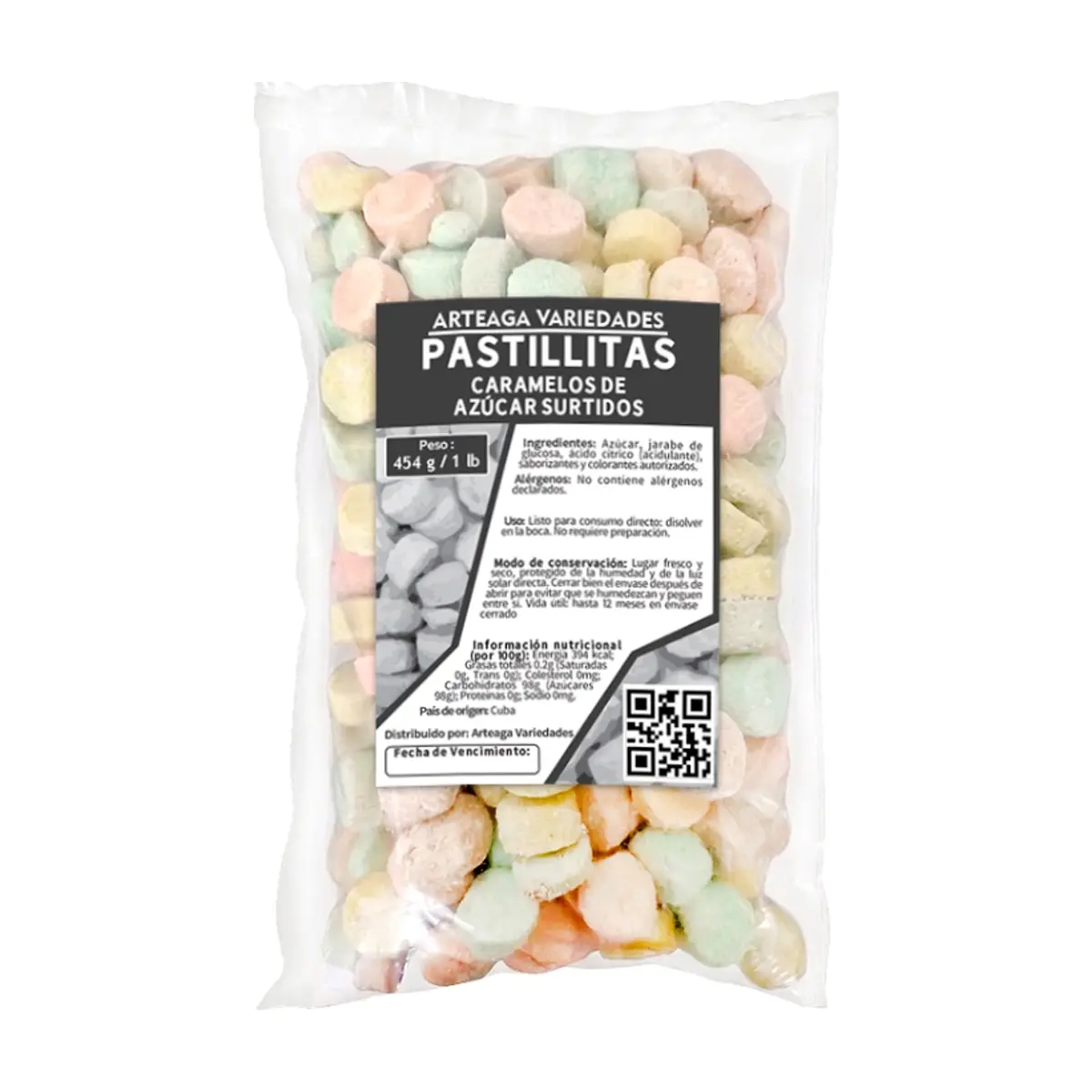 Caramelos de azúcar surtidos Arteaga Variedades (454 g / 1 lb)