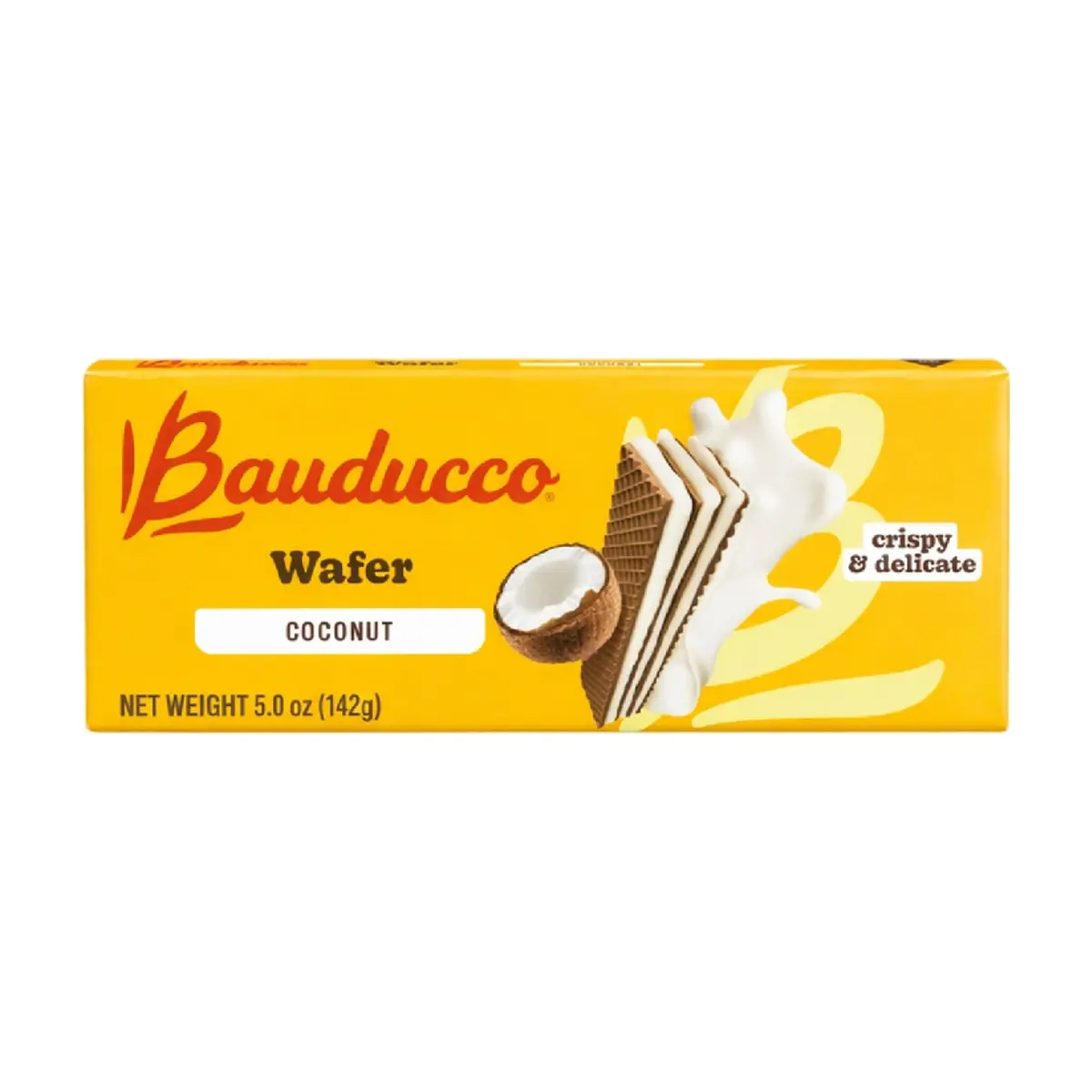 Sorbetos rellenos con crema sabor a coco Bauducco (142 g / 5 oz)