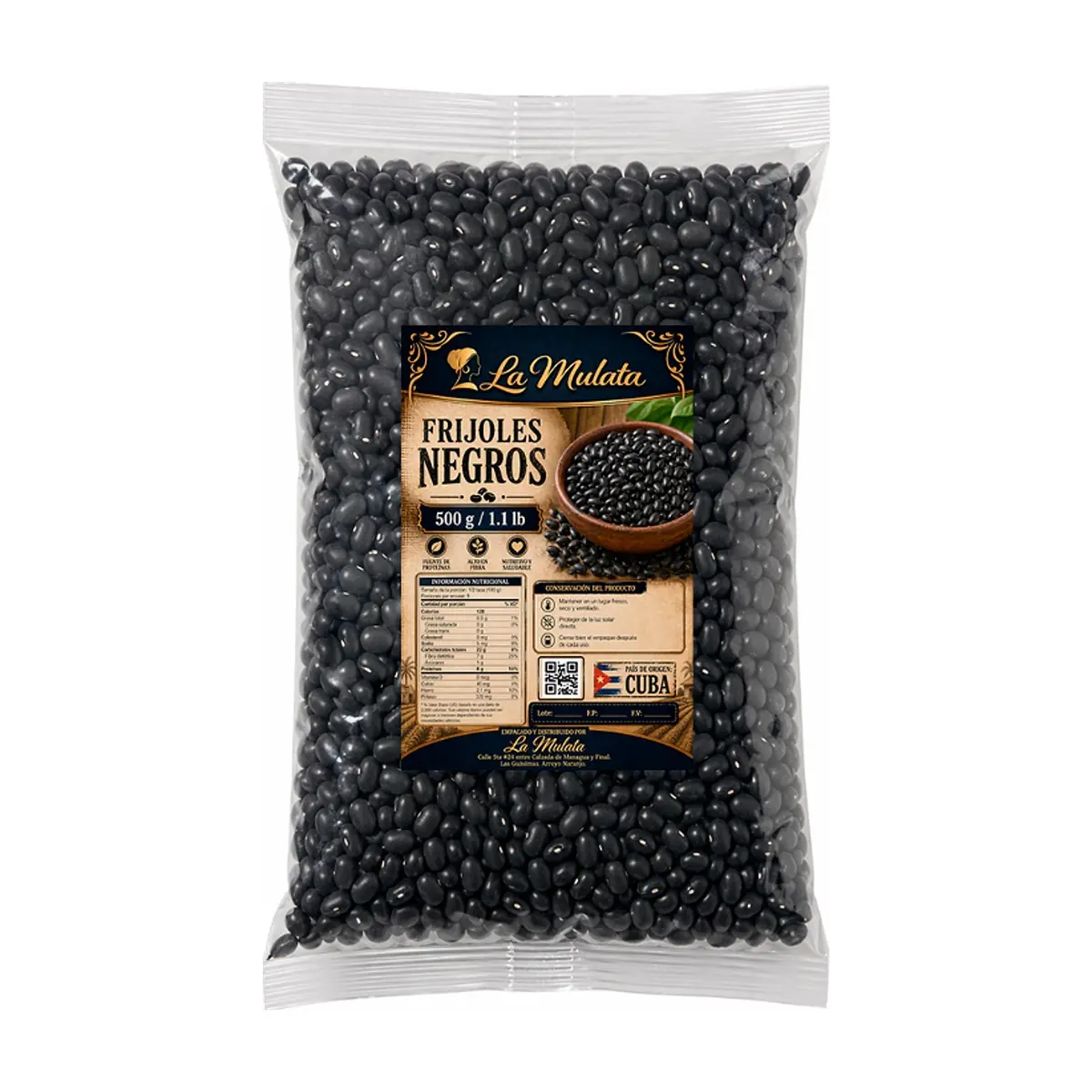 Frijoles negros La Mulata (500 g / 1.1 lb)