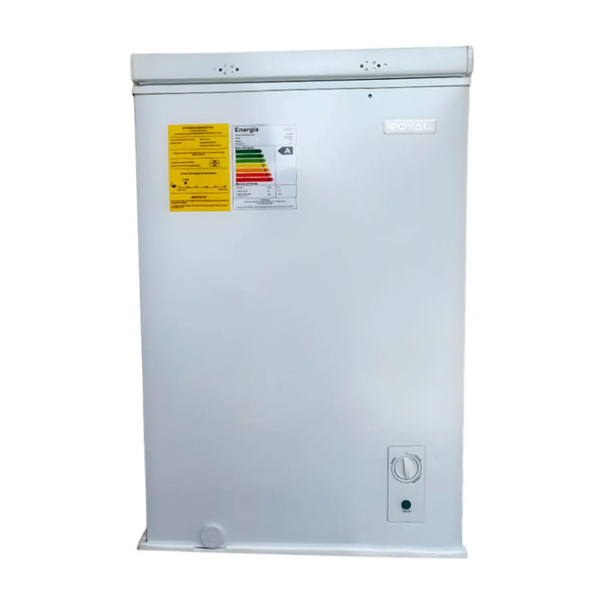 Congelador horizontal de 3.5 pies cúbicos (99 L) color blanco Royal RFH35