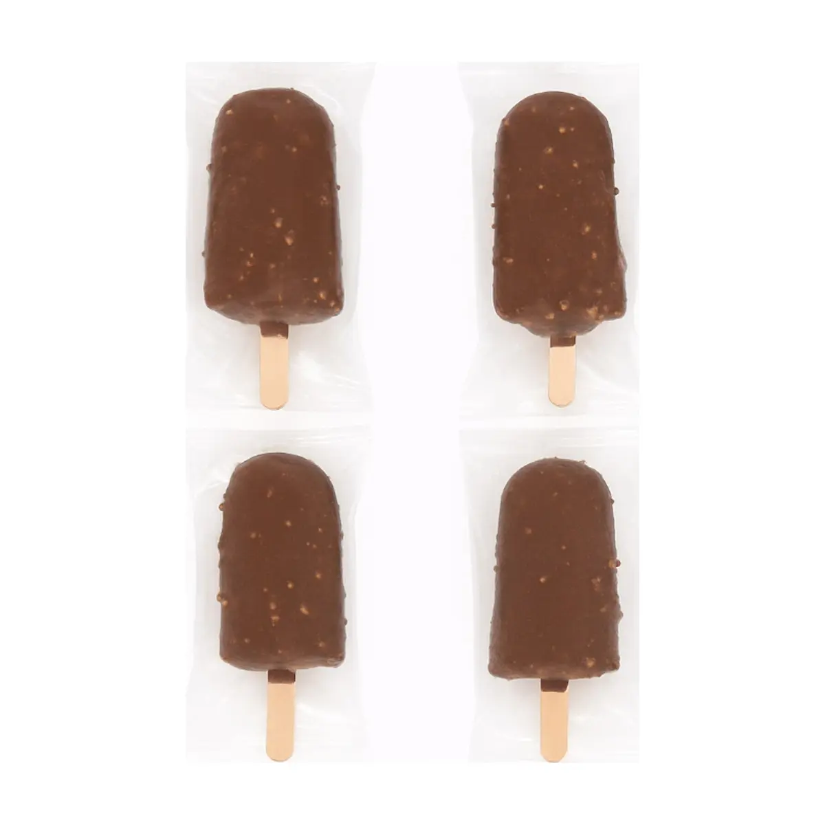 Paleta de helado sabor chocolate con cubierta de chocolate CID (4 U) - Thumbnail 3