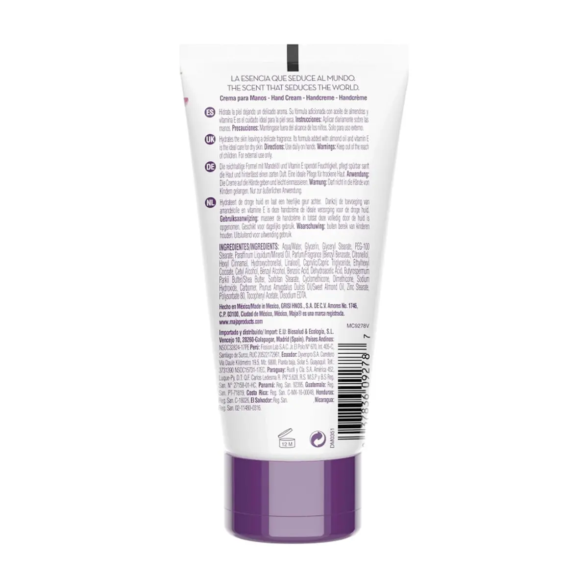 Crema para manos aroma a flor de ciruelo Maja (80 ml) - Thumbnail 2