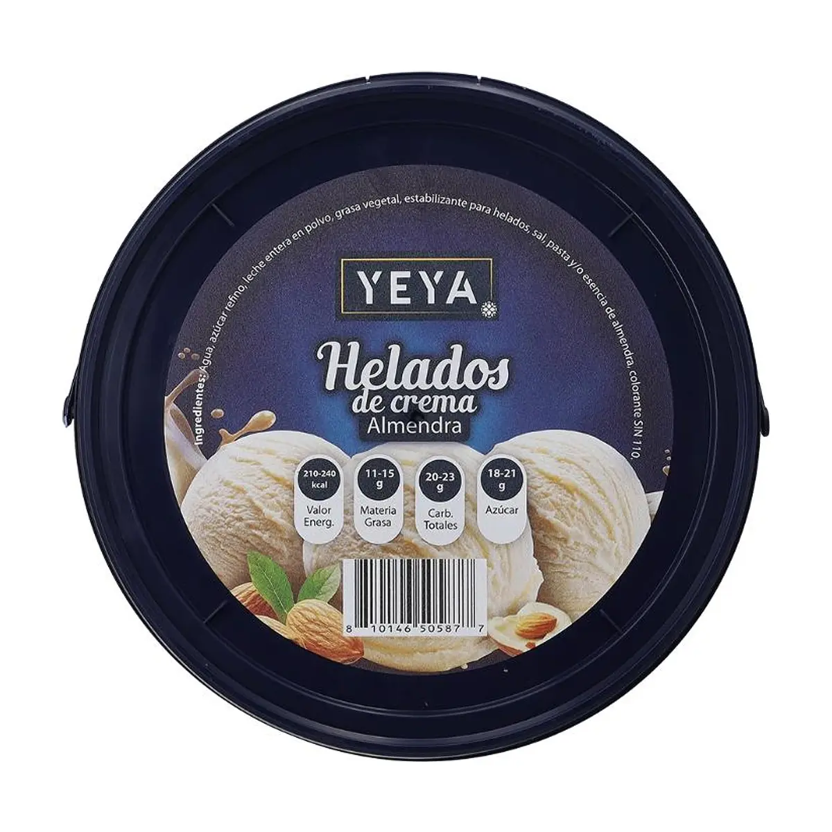 Helado de crema sabor a almendra YEYA (4 L) - Thumbnail 5