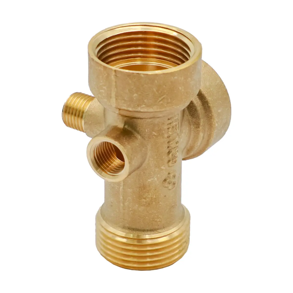 Conector de 5 vías de 1" x 1/4" para sistemas hidroneumáticos Griven