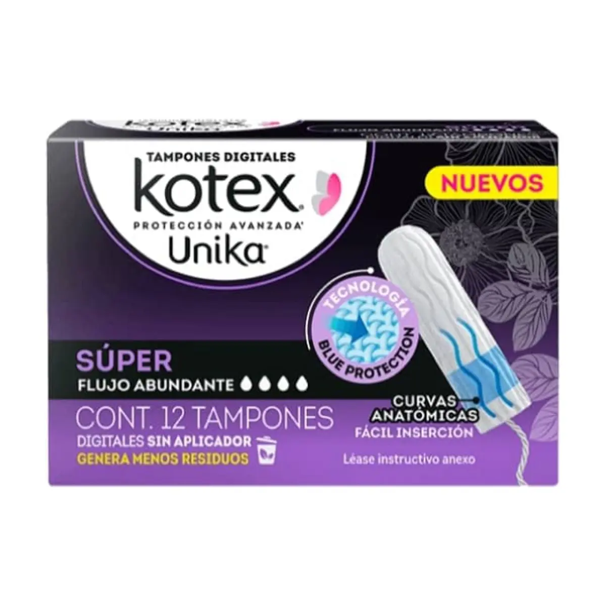 Tampones digitales Unika Kotex (12 U) - Imagen 1