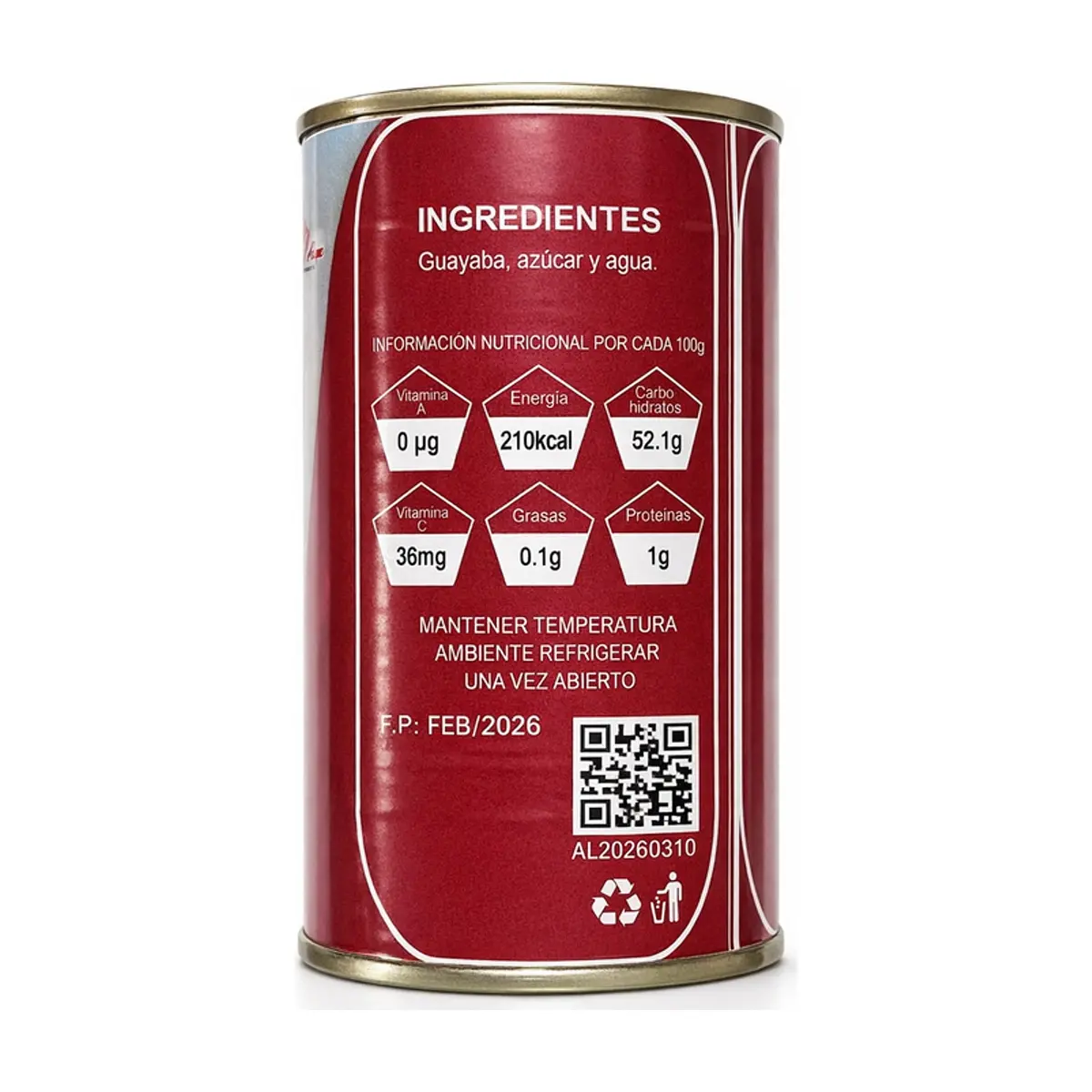 Mermelada de guayaba Placeres del Campo (460 g / 1.01 lb) - Thumbnail 2