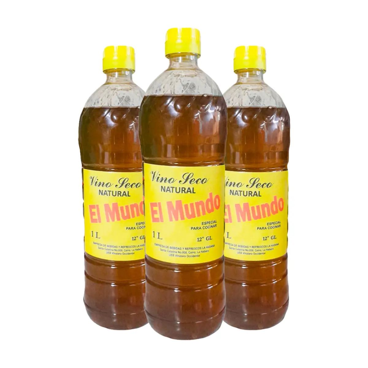 Vino seco natural El Mundo (3 x 1 L)
