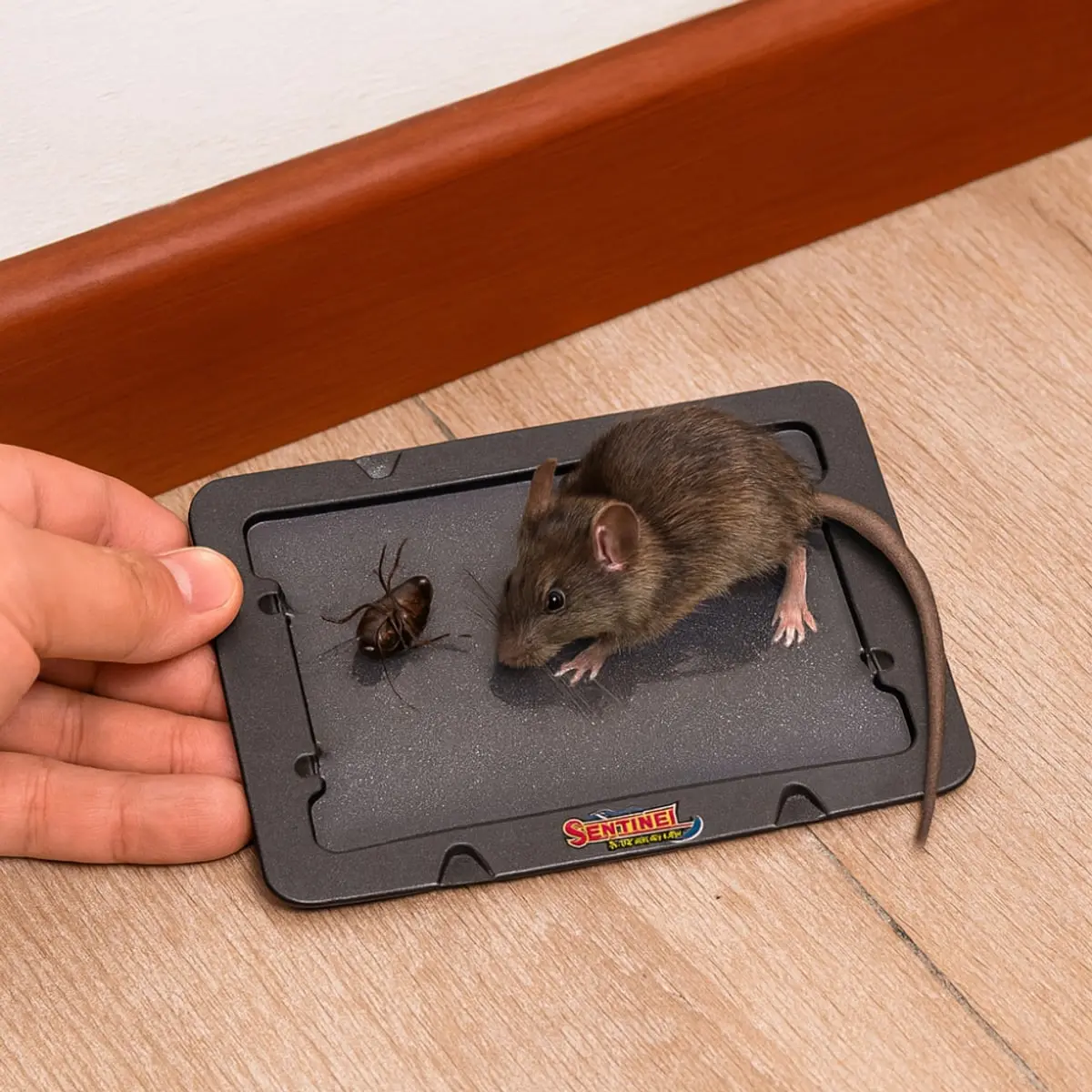 Trampa de pegamento para ratones e insectos rastreros Sentinel Rodent (2 U) - Miniatura 4