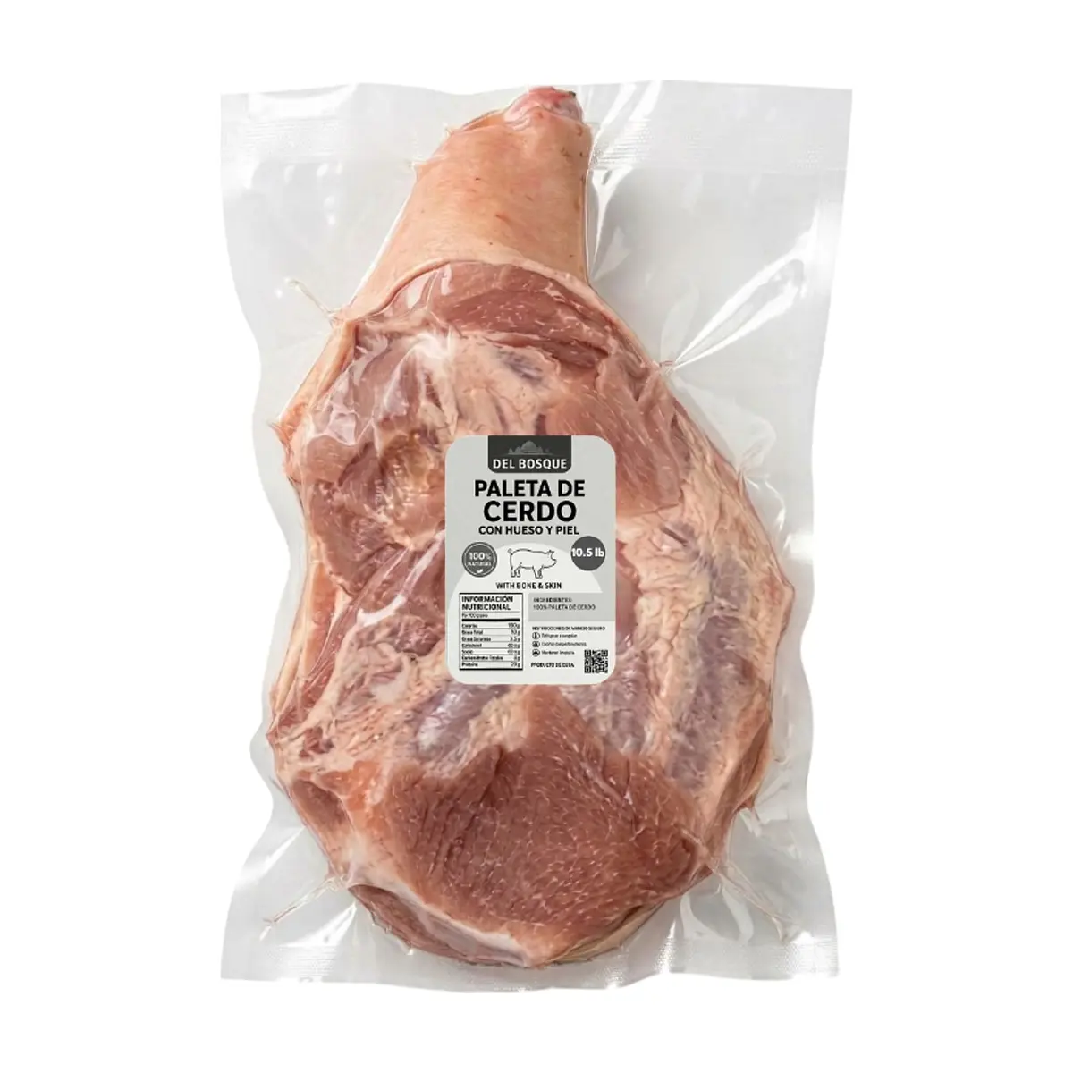 Paleta de cerdo con piel y hueso Del Bosque (4.77 kg / 10.5 lb) - Miniatura 3