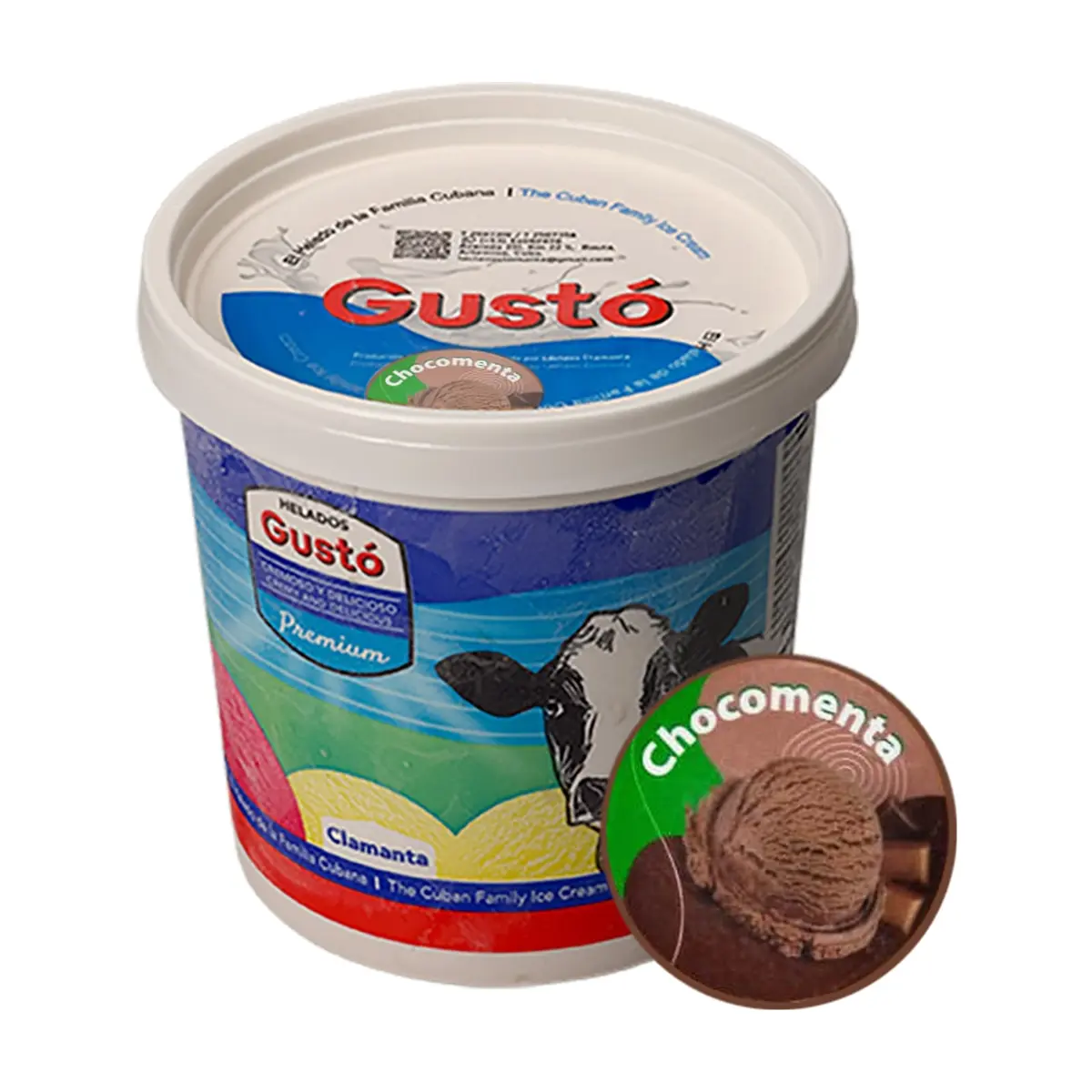 Helado de chocomenta Gustó Premium (1 L) - Miniatura 2