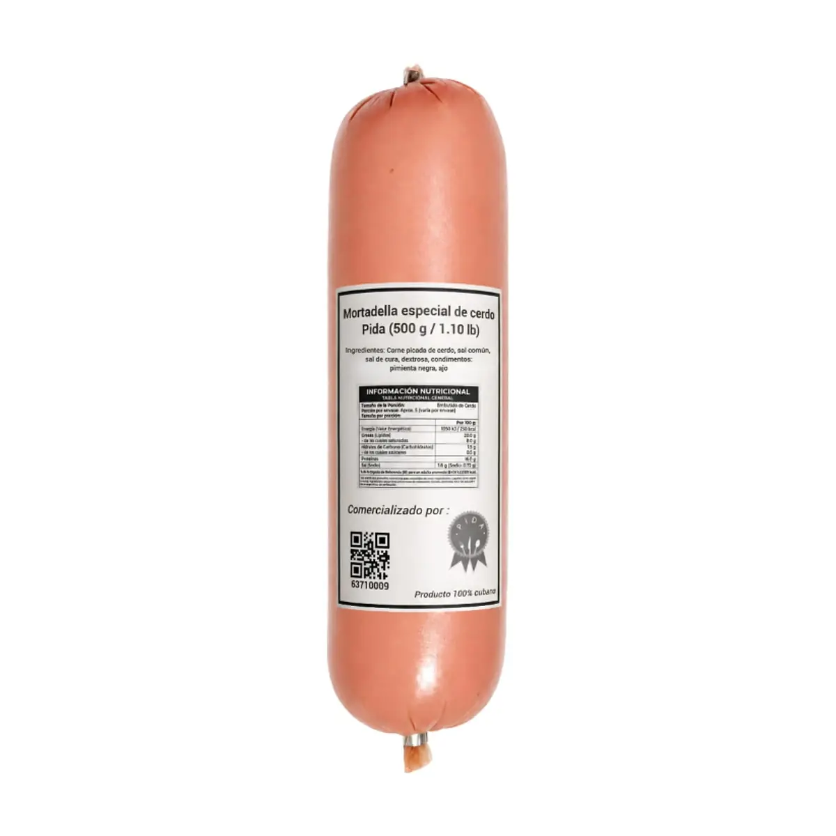 Mortadella especial de cerdo Pida (500 g / 1.10 lb) - Thumbnail 1