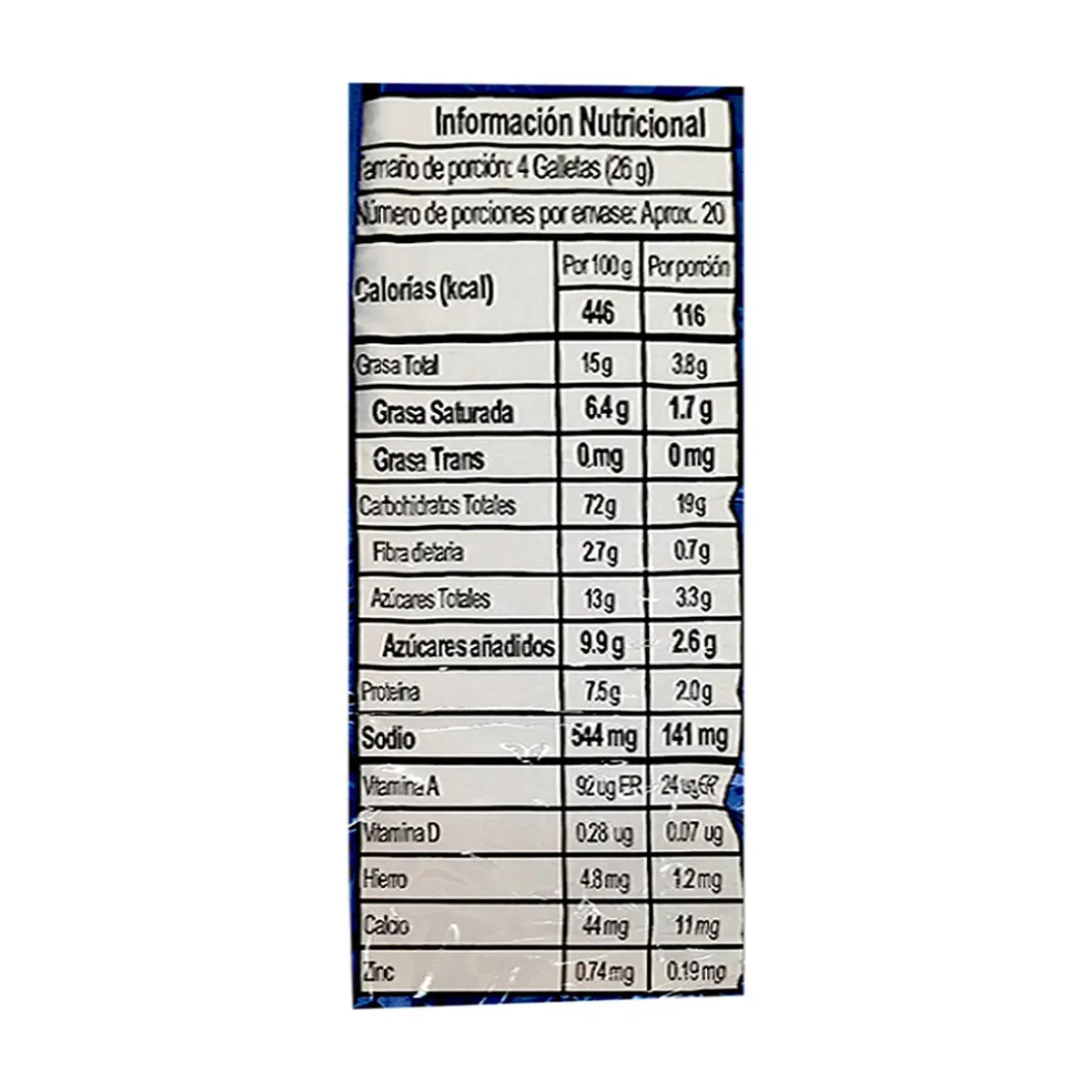 Galletas semidulces Doricas (525 g / 1.15 lb) - Thumbnail 4