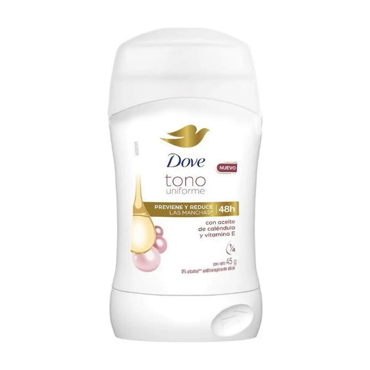 Desodorante antitranspirante en barra Tono Uniforme Dove (45 g / 1.59 oz) - Imagen 1