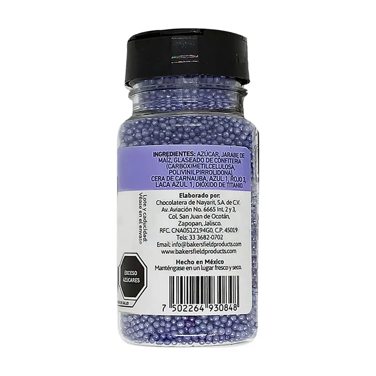 Perlas moradas para decorar postres Bakersfield (99 g / 3.5 oz) - Thumbnail 2