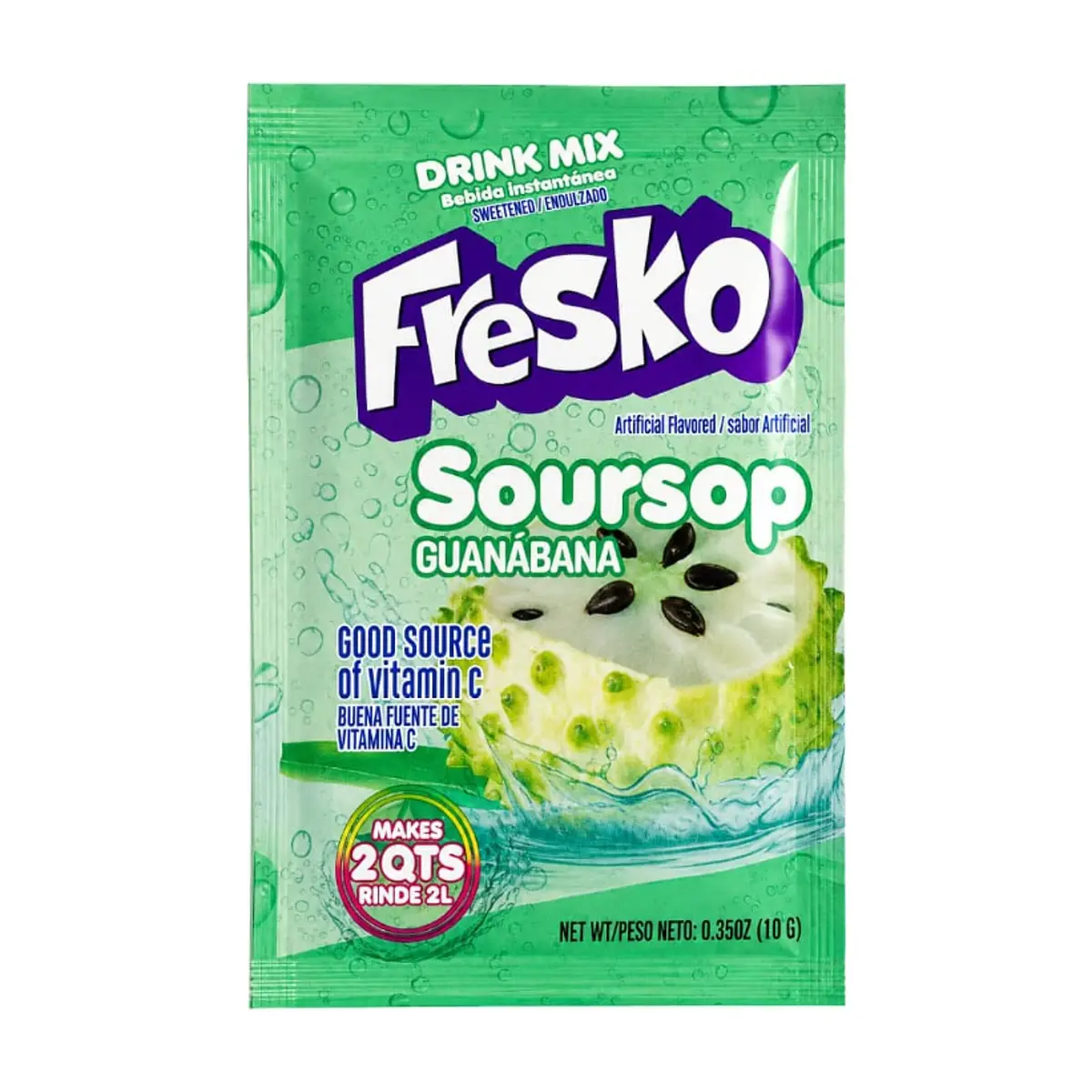 Bebida instantánea sabor guanábana endulzada Fresko (10 g)