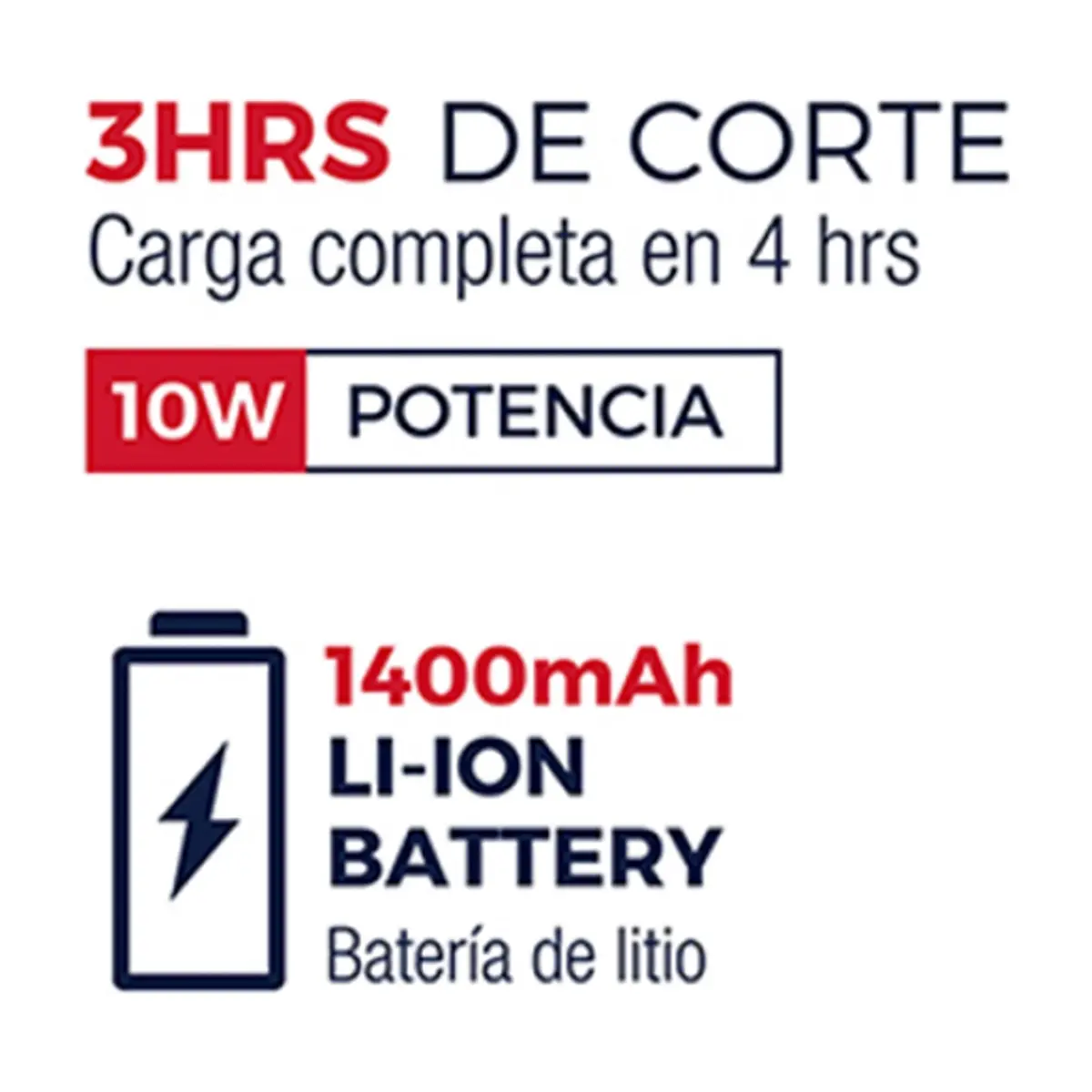 Máquina cortadora profesional recargable para el corte de cabello Evok - Thumbnail 5