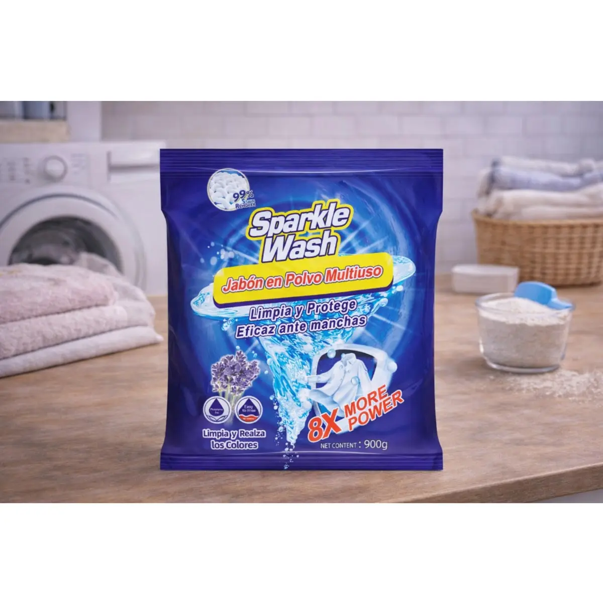 Detergente en polvo Sparkle Wash (900 g / 1.98 lb) - Thumbnail 5