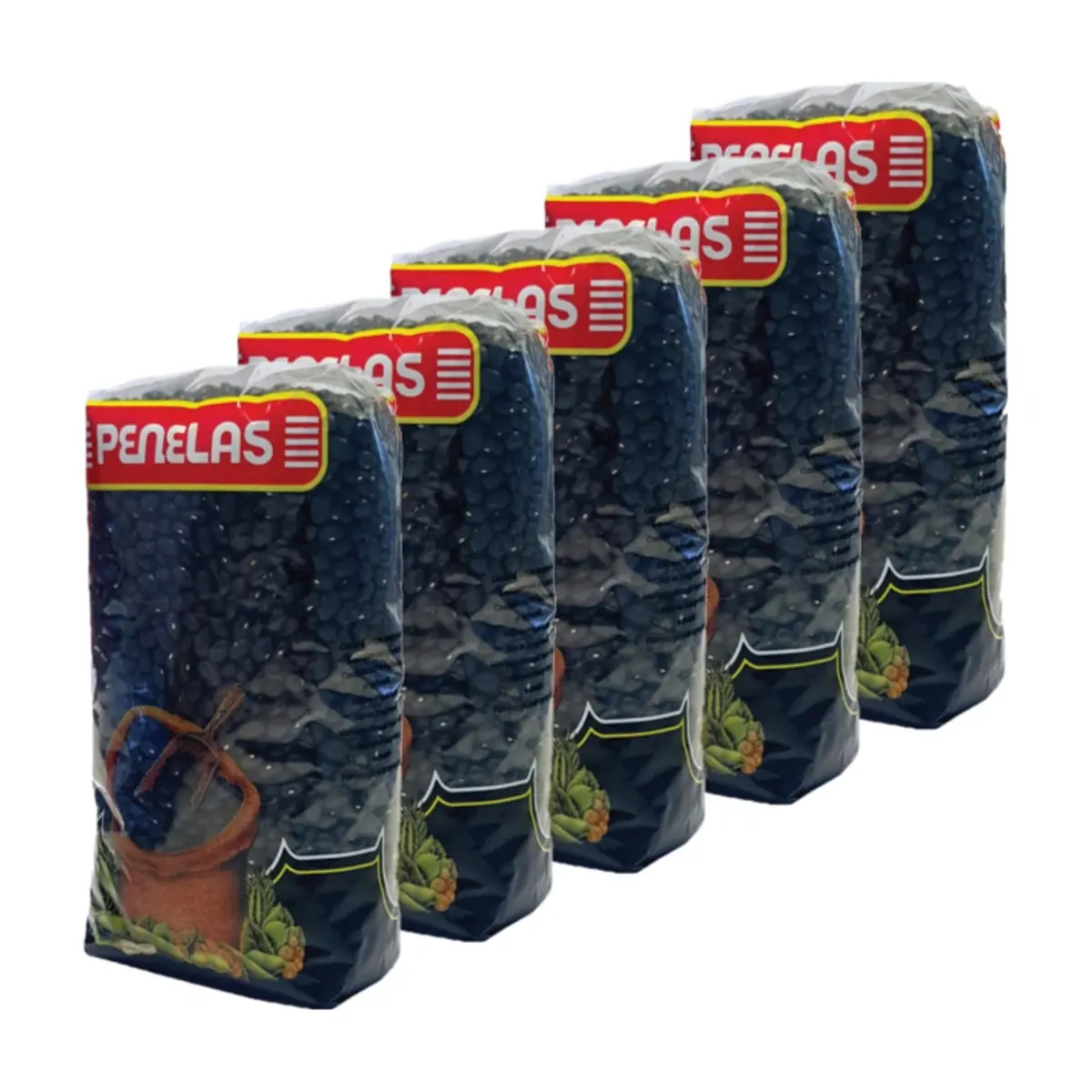 Frijol negro (5 x 500 g / 1.10 lb)