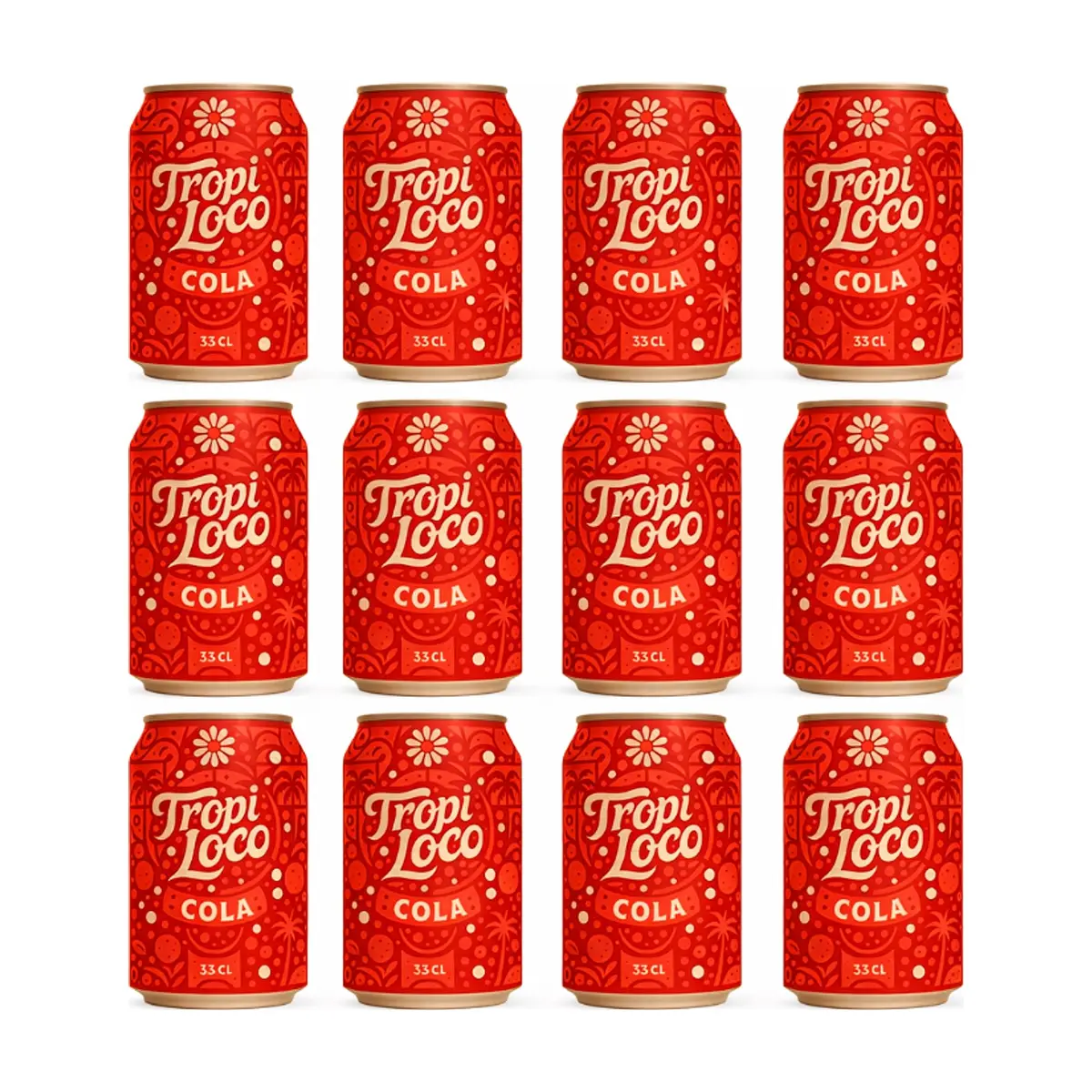 Refresco gaseado de cola Tropi Loco (12 x 330 ml) - Imagen 1