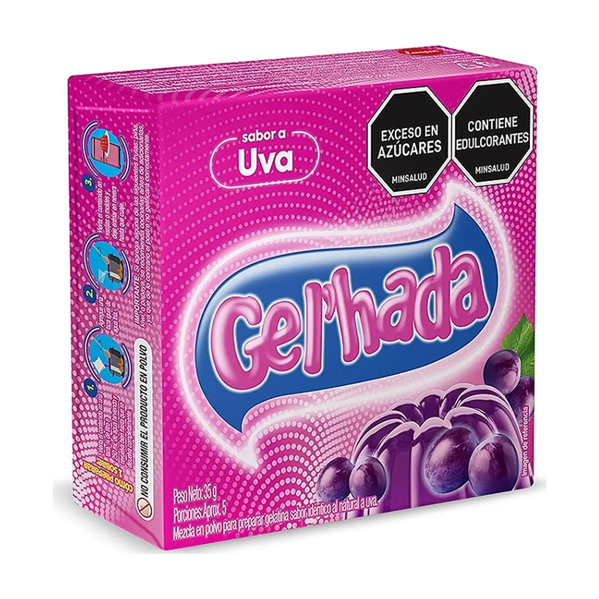 Gelatina de uva Gel´hada (35 g / 1.23 oz)