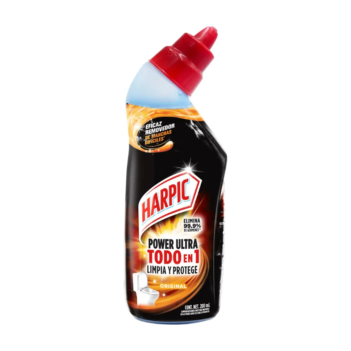 Removedor de manchas difíciles Harpic Power Ultra (200 ml) - Miniatura 1